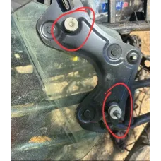 Mitsubishi Eclipse 1996-1999 Spyder Quarter Glass replacement track wheels